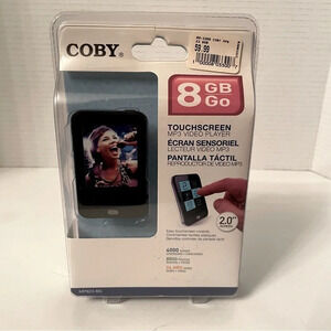 🎵NET Coby 8GB Touchscreen MP3 Video  Player📲🎶